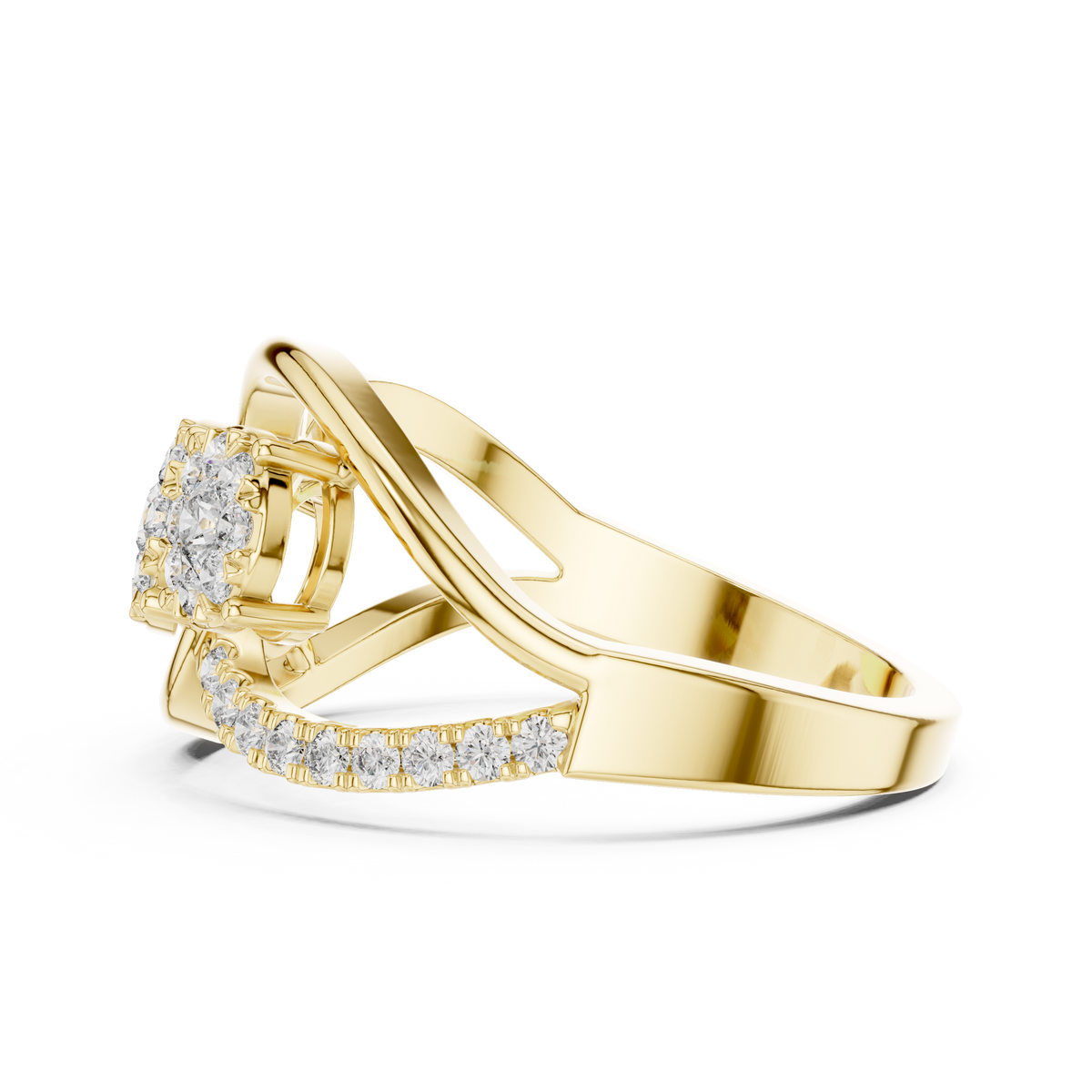 round-14k yellow gold|round-18k yellow gold