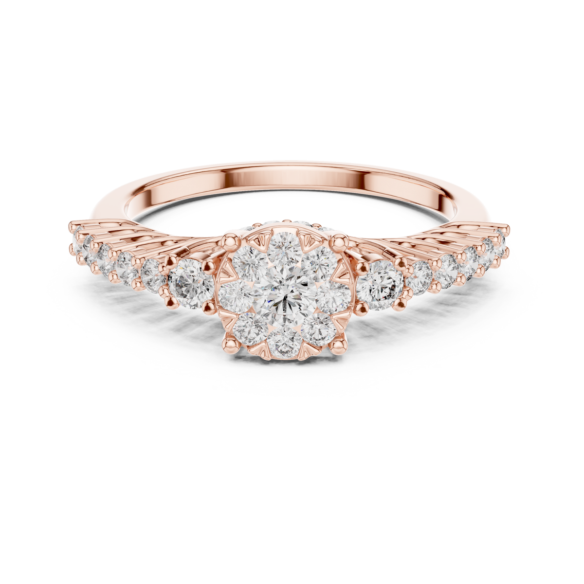 round-14k rose gold|round-18k rose gold