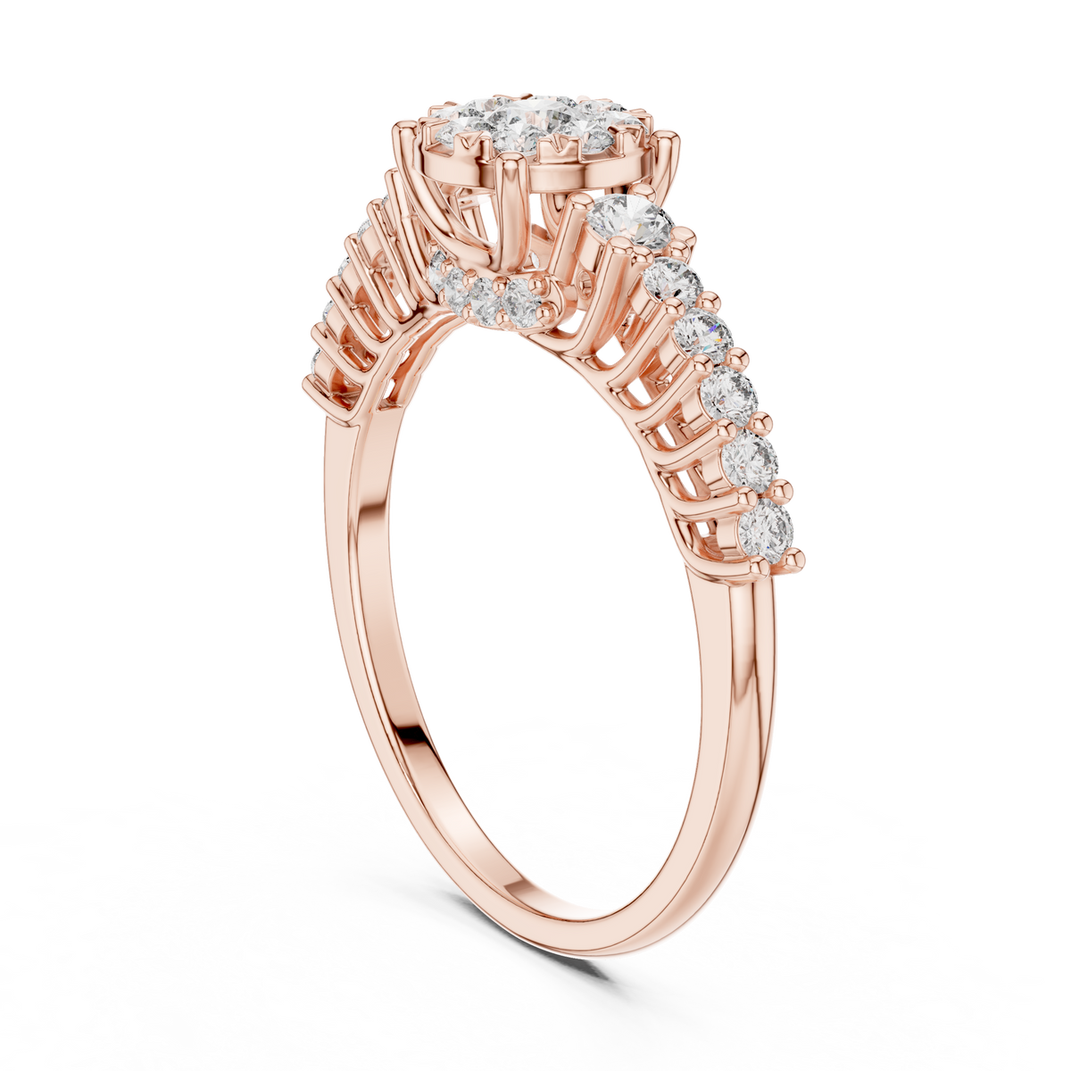 round-14k rose gold|round-18k rose gold
