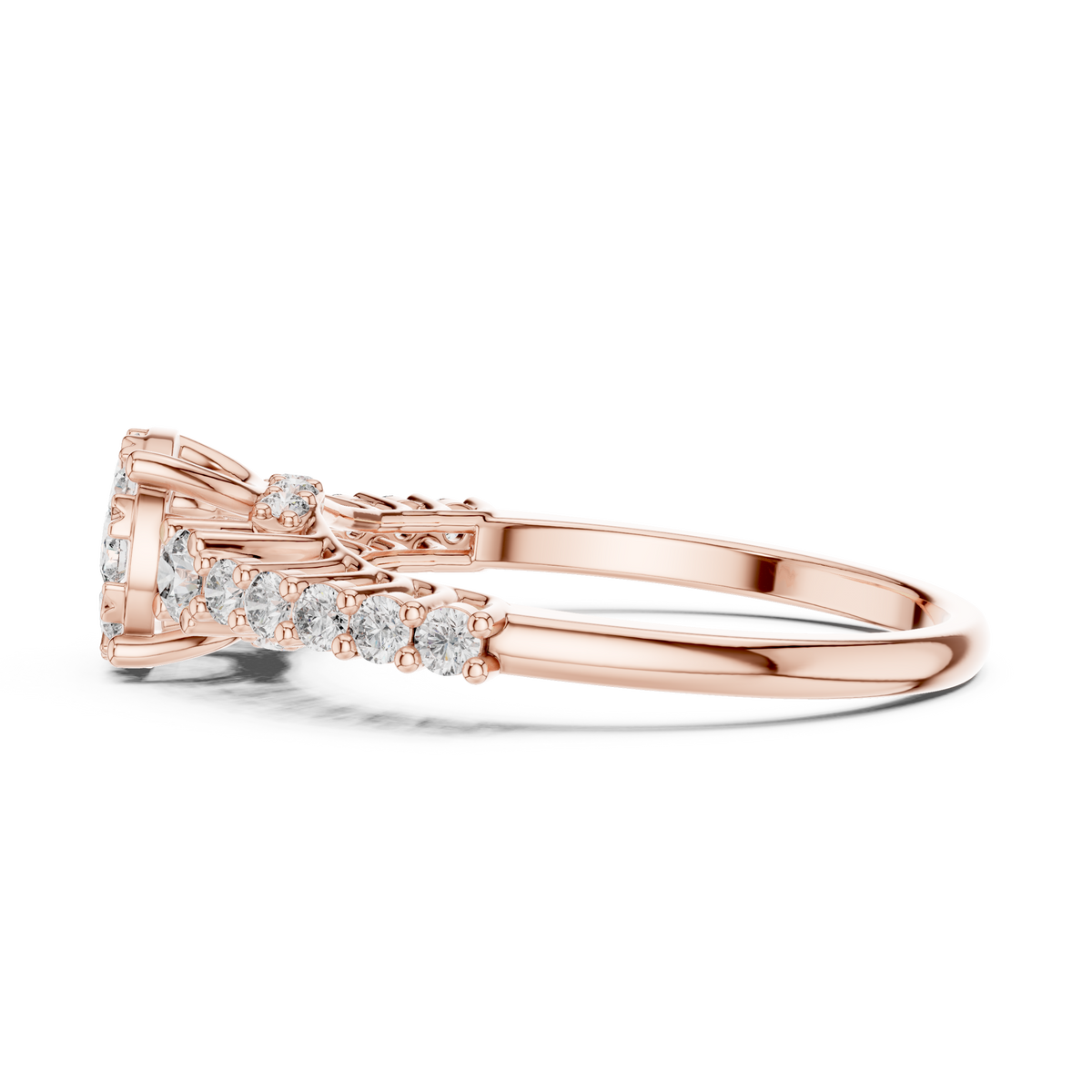 round-14k rose gold|round-18k rose gold