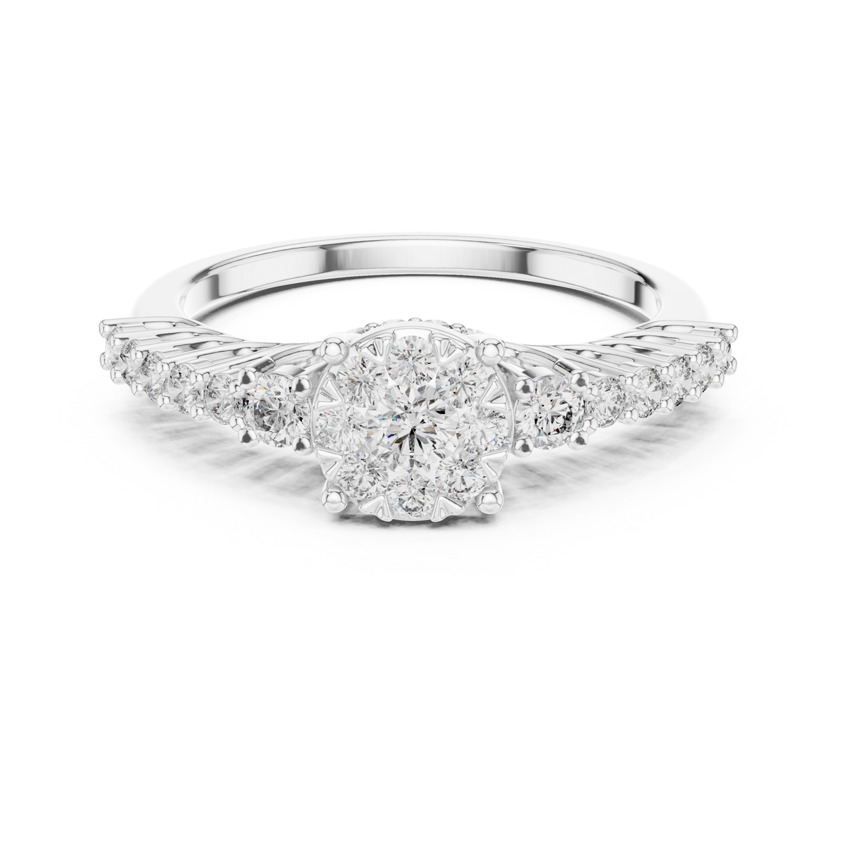 round-14k white gold|round-18k white gold|round-platinum
