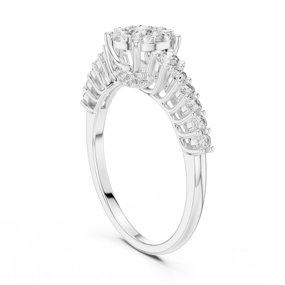 round-14k white gold|round-18k white gold|round-platinum