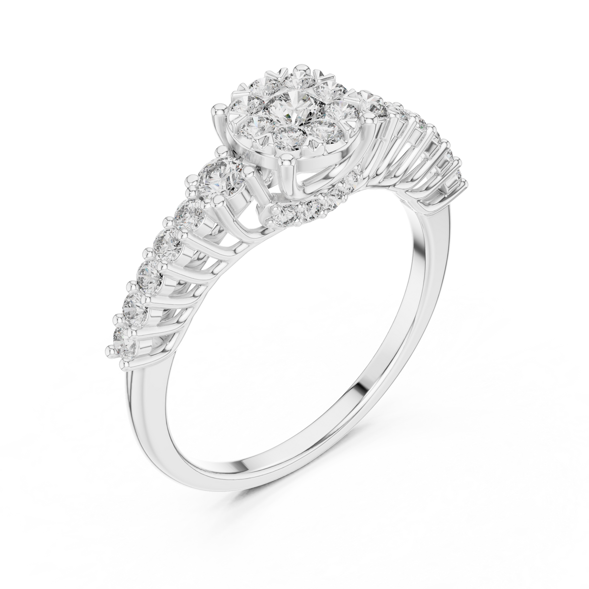 round-14k white gold|round-18k white gold|round-platinum
