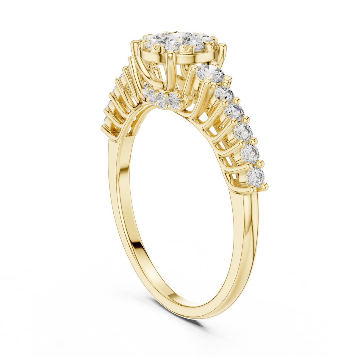 round-14k yellow gold|round-18k yellow gold