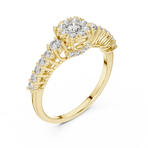 Load image 1 in gallery view. round-14k yellow gold|round-18k yellow gold