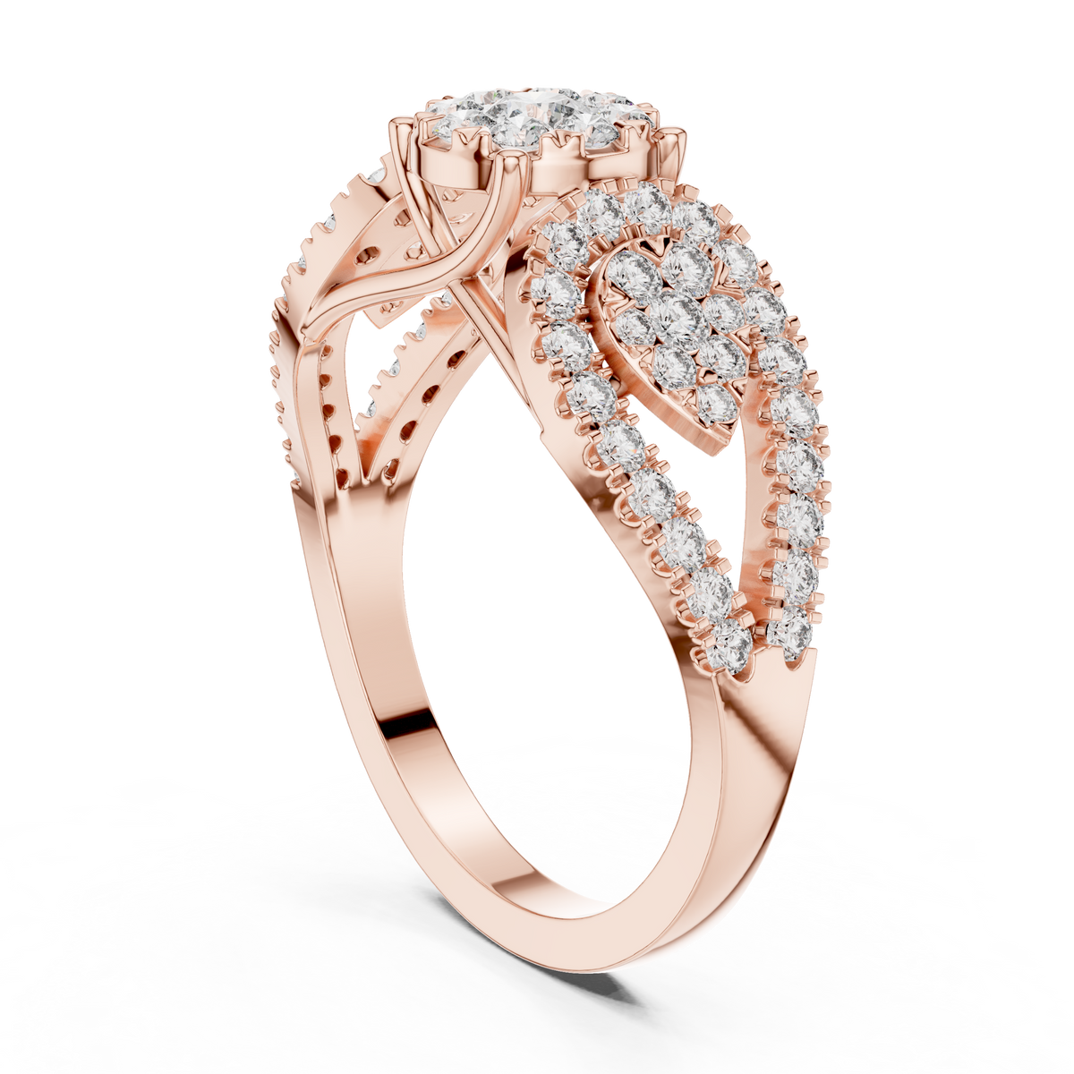 round-14k rose gold|round-18k rose gold