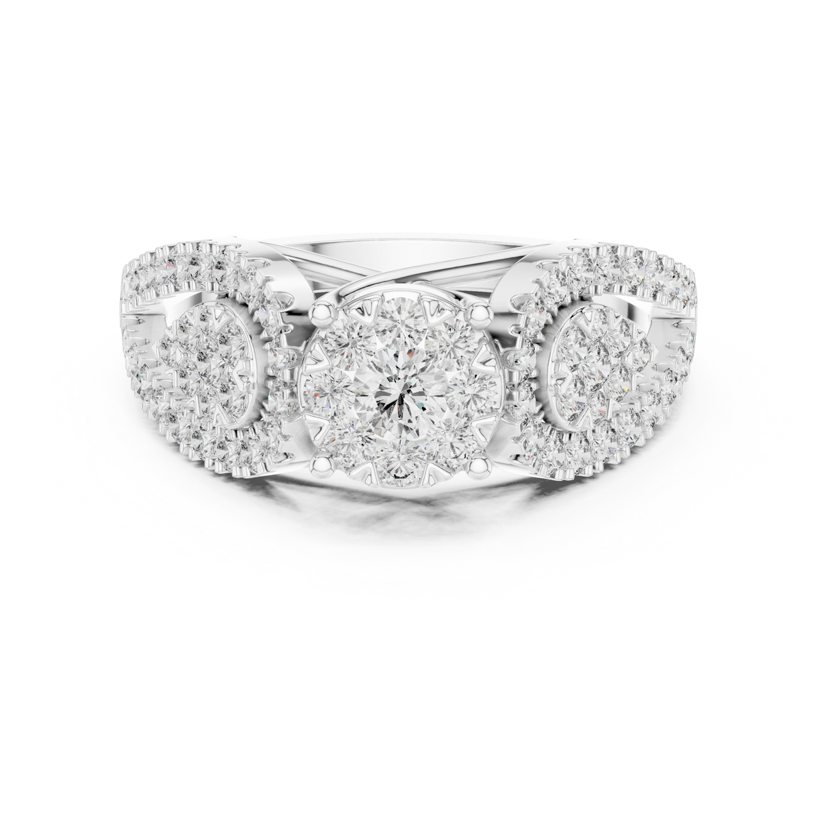 round-14k white gold|round-18k white gold|round-platinum
