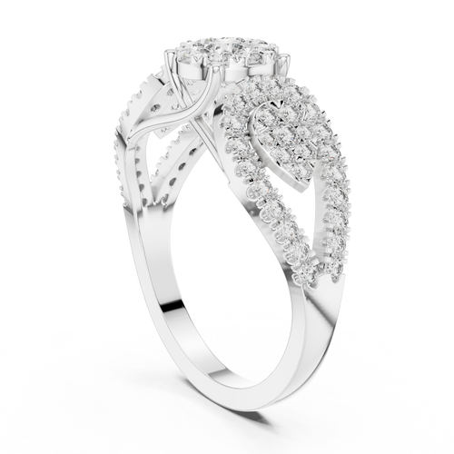 Load image 1 in gallery view. round-14k white gold|round-18k white gold|round-platinum