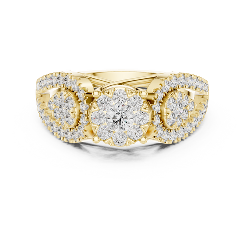 Load image 1 in gallery view. round-14k yellow gold|round-18k yellow gold