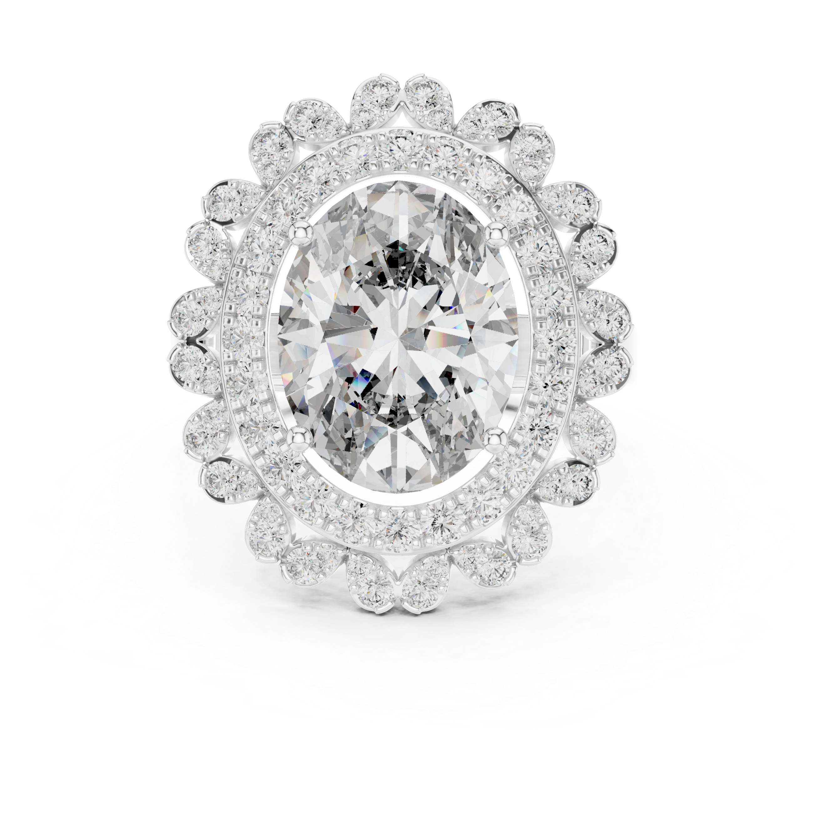 round-14k white gold|round-18k white gold|round-platinum