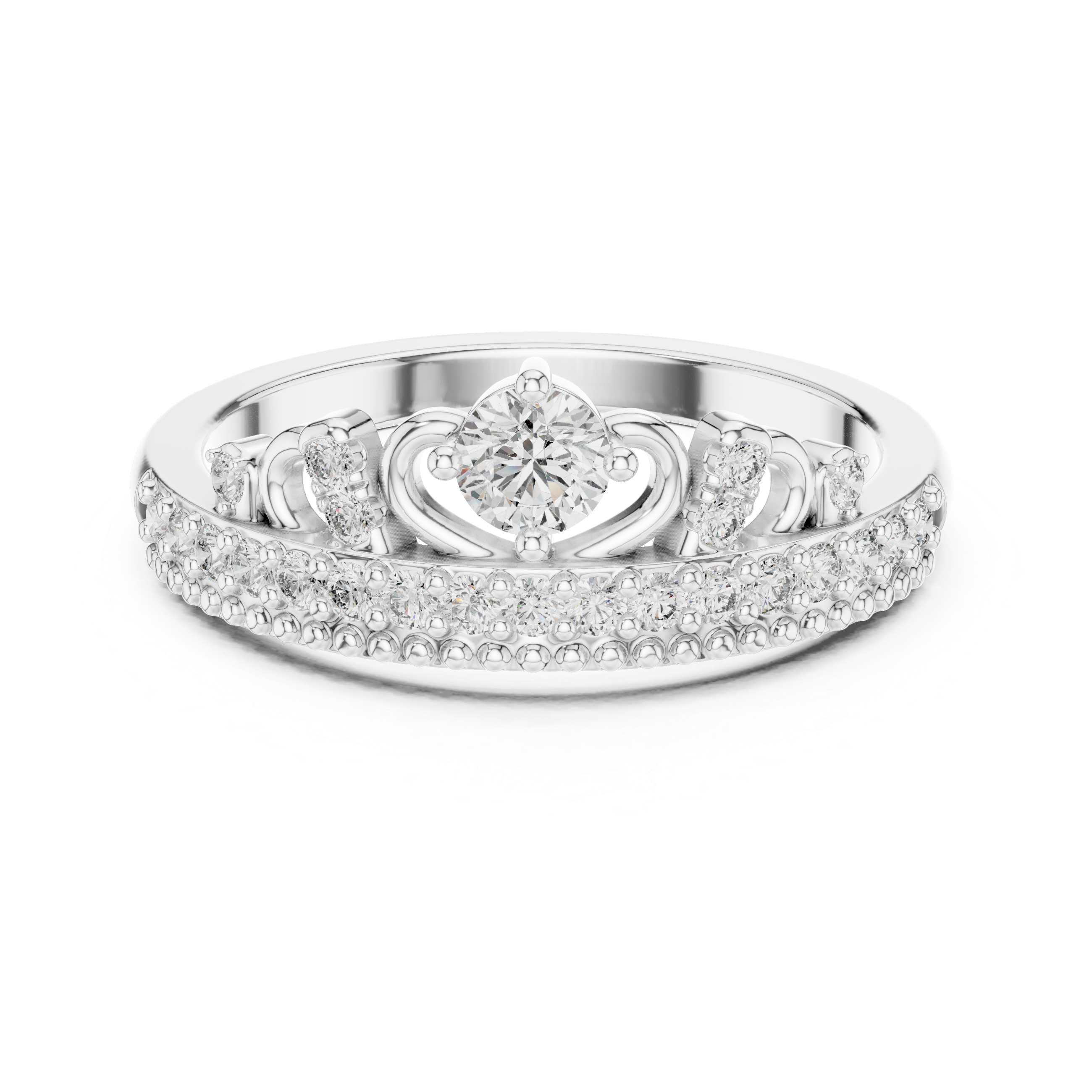 round-14k white gold|round-18k white gold|round-platinum