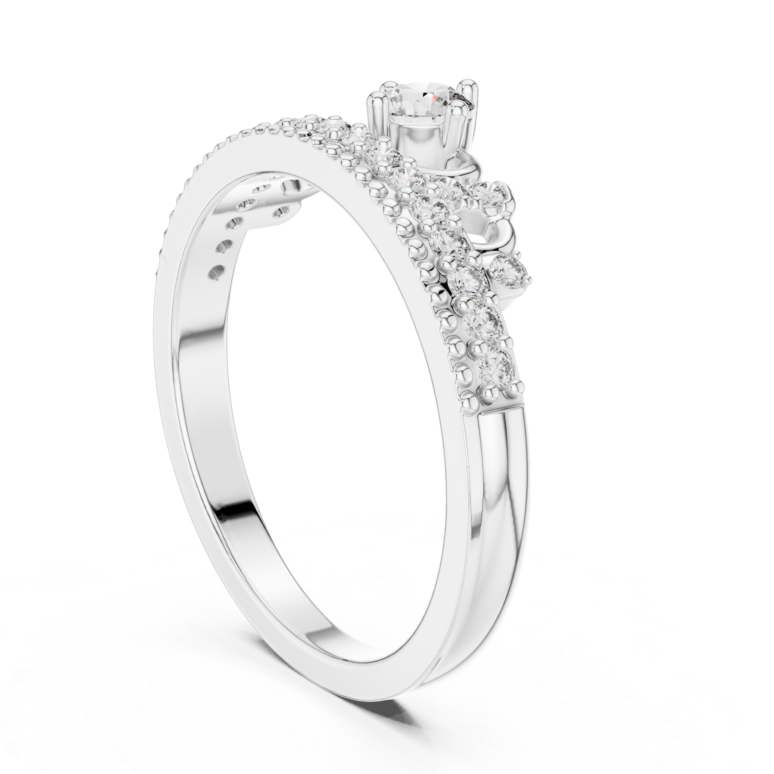 round-14k white gold|round-18k white gold|round-platinum