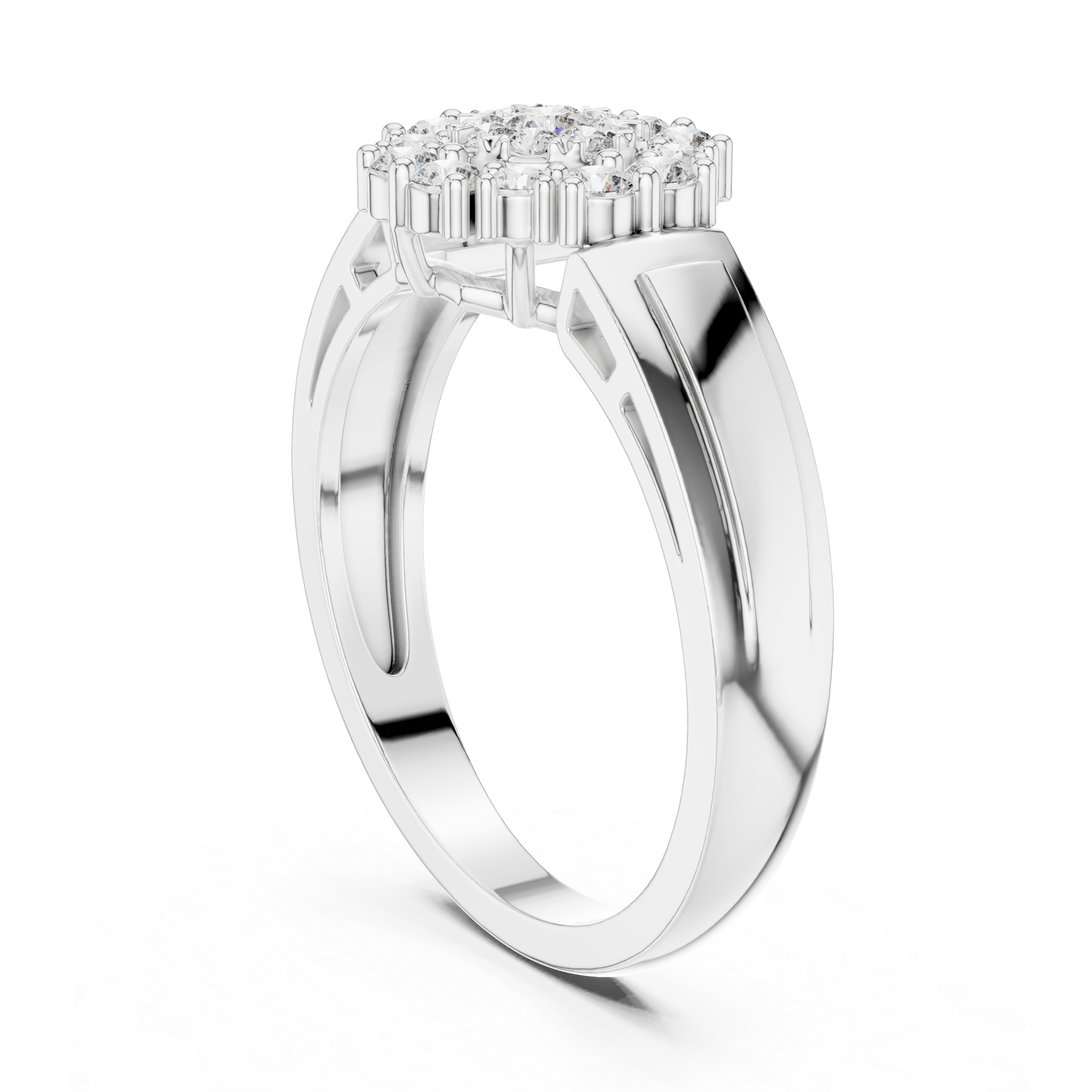 round-14k white gold|round-18k white gold|round-platinum