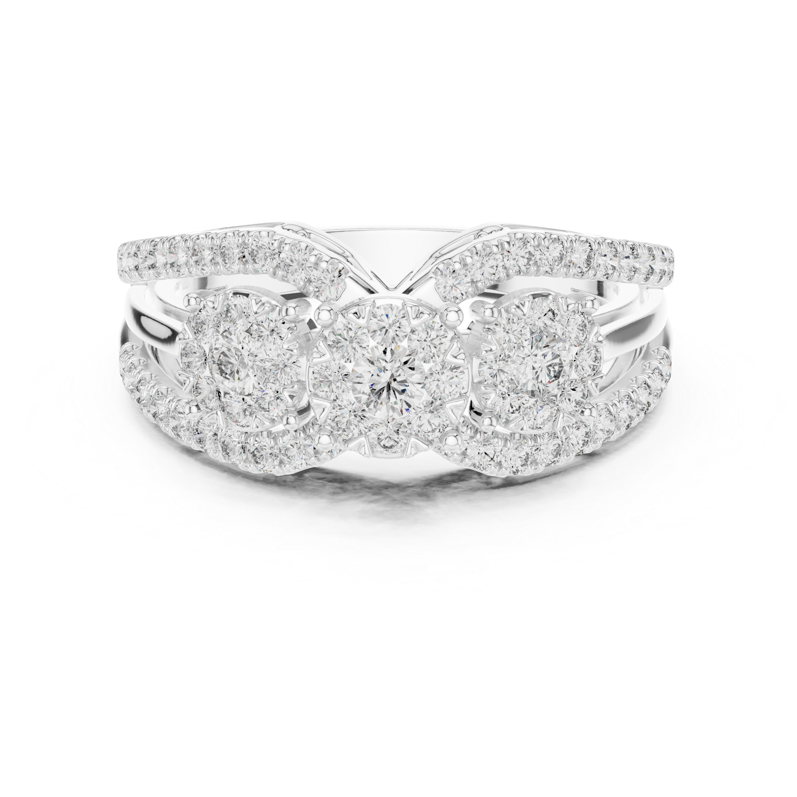round-14k white gold|round-18k white gold|round-platinum