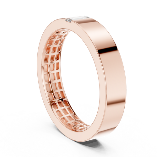 Load image 1 in gallery view. oval-14k rose gold|oval-18k rose gold