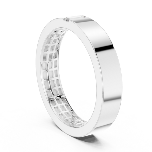 Load image 1 in gallery view. oval-14k white gold|oval-18k white gold|oval-platinum