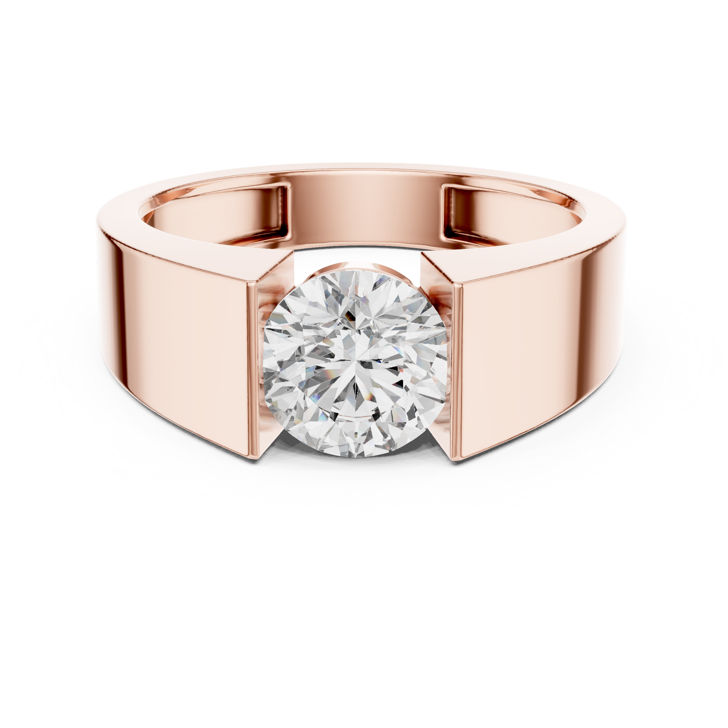 round-14k rose gold|round-18k rose gold