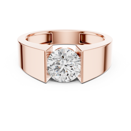 Load image 1 in gallery view. round-14k rose gold|round-18k rose gold