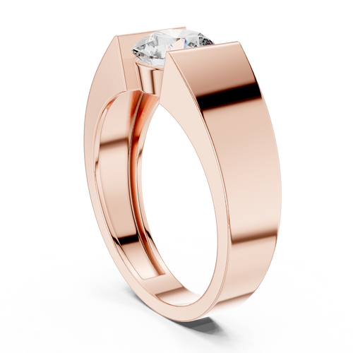 Load image 1 in gallery view. round-14k rose gold|round-18k rose gold