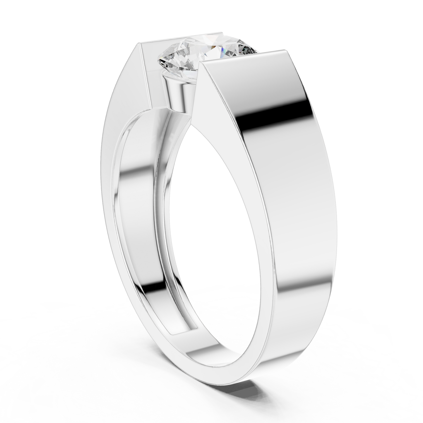 round-14k white gold|round-18k white gold|round-platinum