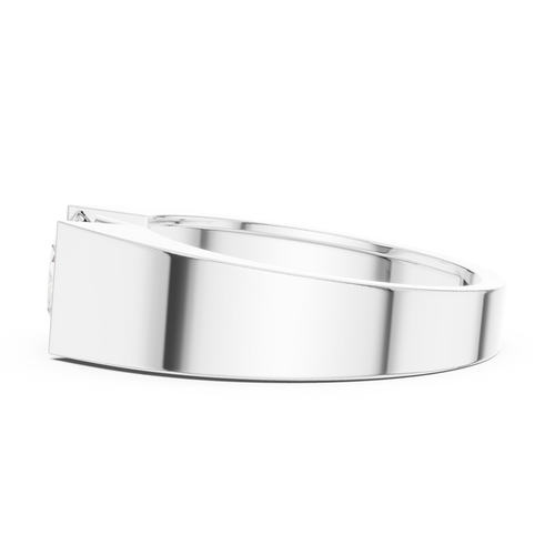 Load image 1 in gallery view. round-14k white gold|round-18k white gold|round-platinum
