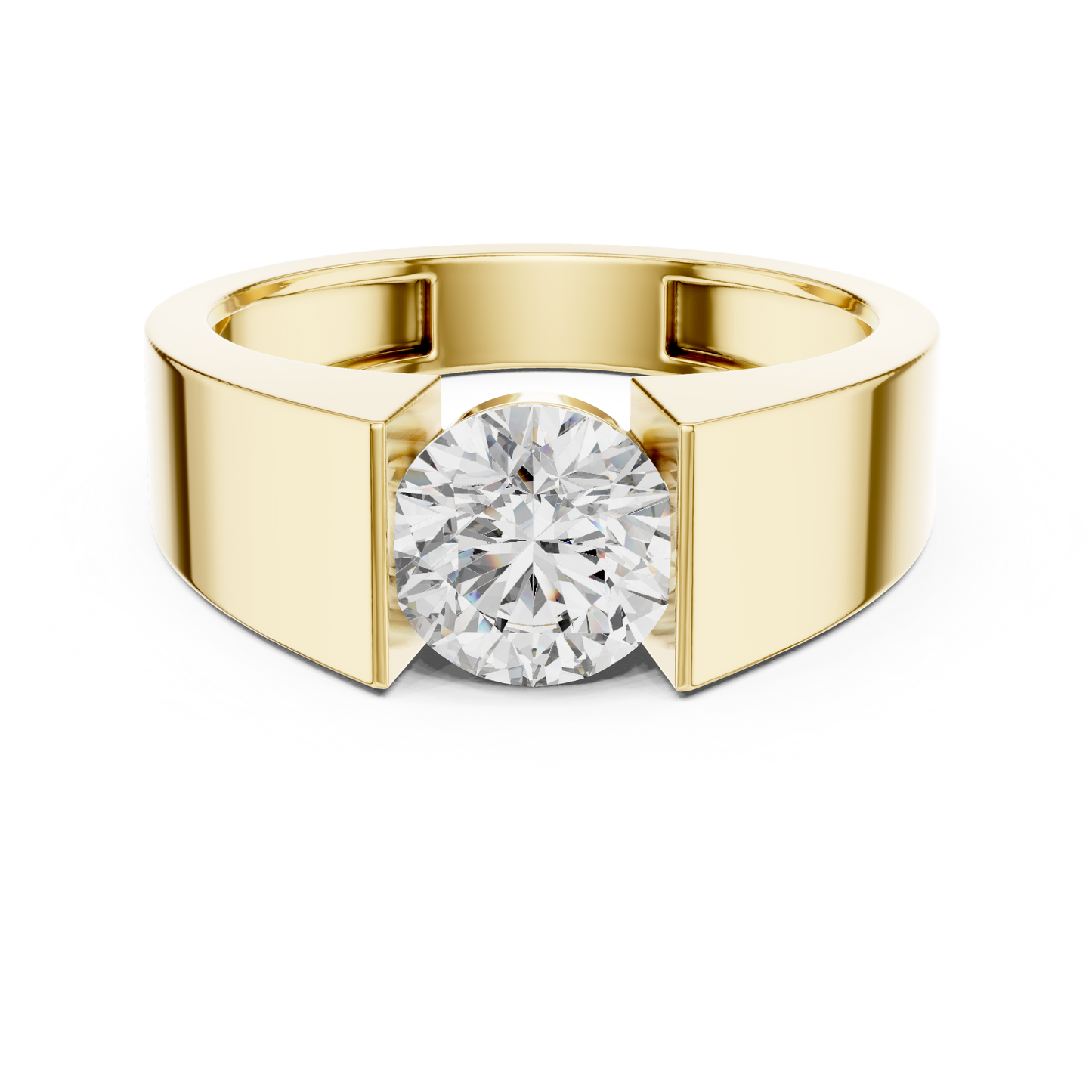 round-14k yellow gold|round-18k yellow gold