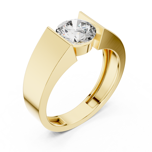 Load image 1 in gallery view. round-14k yellow gold|round-18k yellow gold