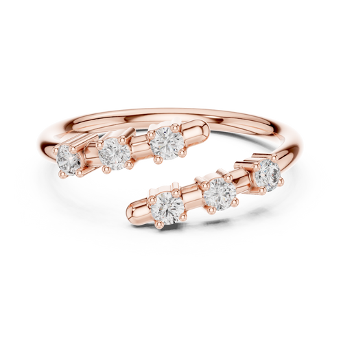 Load image 1 in gallery view. round-14k rose gold|round-18k rose gold