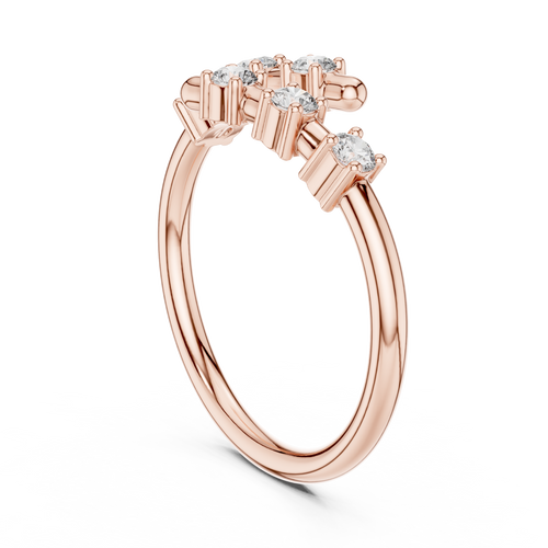 Load image 1 in gallery view. round-14k rose gold|round-18k rose gold