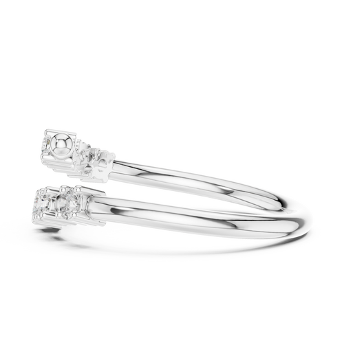 Load image 1 in gallery view. round-14k white gold|round-18k white gold|round-platinum