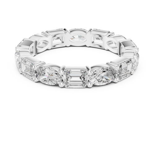 Load image 1 in gallery view. emerald-14k white gold|emerald-18k white gold|emerald-platinum