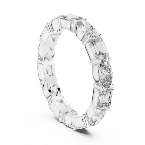 Load image 1 in gallery view. emerald-14k white gold|emerald-18k white gold|emerald-platinum