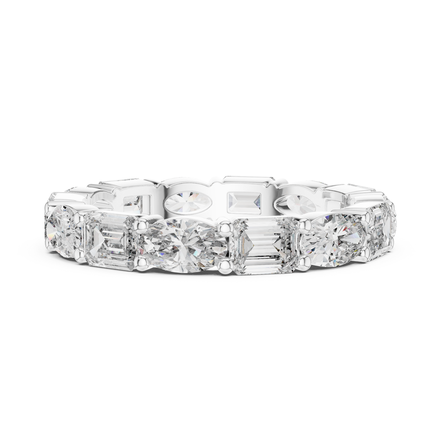 emerald-14k white gold|emerald-18k white gold|emerald-platinum