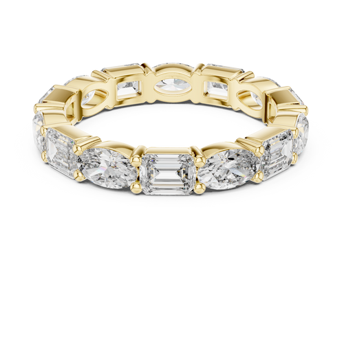 Load image 1 in gallery view. emerald-14k yellow gold|emerald-18k yellow gold