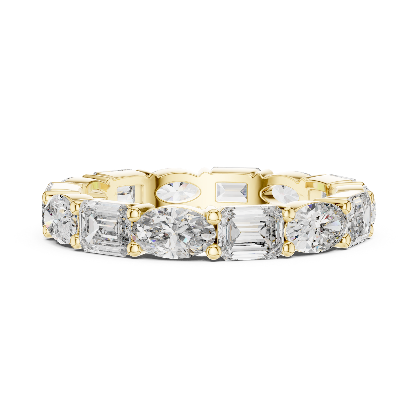 emerald-14k yellow gold|emerald-18k yellow gold