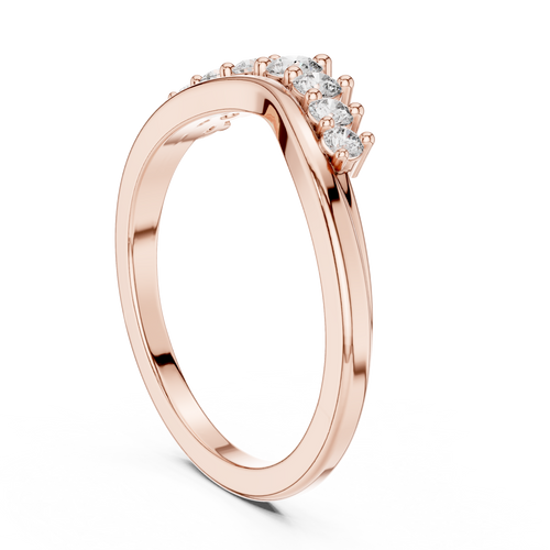 Load image 1 in gallery view. round-14k rose gold|round-18k rose gold