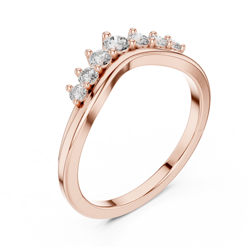 Load image 1 in gallery view. round-14k rose gold|round-18k rose gold
