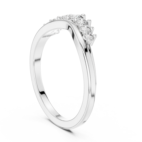 Load image 1 in gallery view. round-14k white gold|round-18k white gold|round-platinum