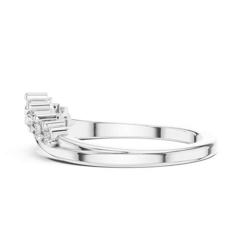 Load image 1 in gallery view. round-14k white gold|round-18k white gold|round-platinum