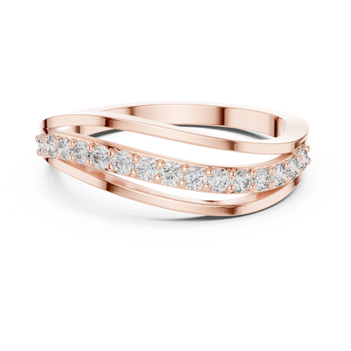 Load image 1 in gallery view. round-14k rose gold|round-18k rose gold