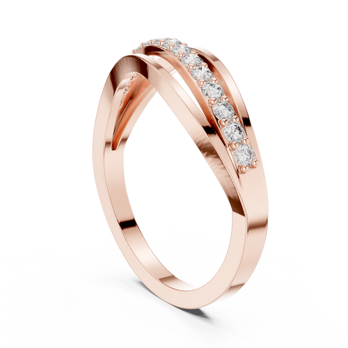 Load image 1 in gallery view. round-14k rose gold|round-18k rose gold