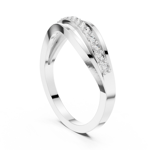 Load image 1 in gallery view. round-14k white gold|round-18k white gold|round-platinum