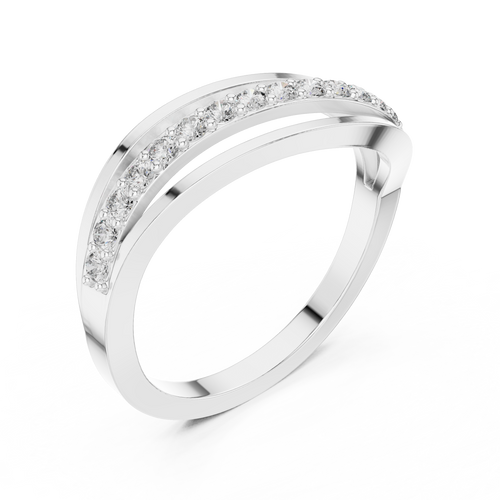 Load image 1 in gallery view. round-14k white gold|round-18k white gold|round-platinum