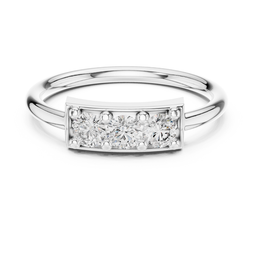 Load image 1 in gallery view. round-14k white gold|round-18k white gold|round-platinum