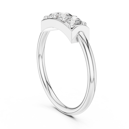Load image 1 in gallery view. round-14k white gold|round-18k white gold|round-platinum